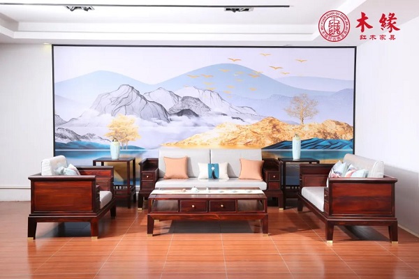 木缘红木：家居风水，客厅这样搭，不旺才怪！