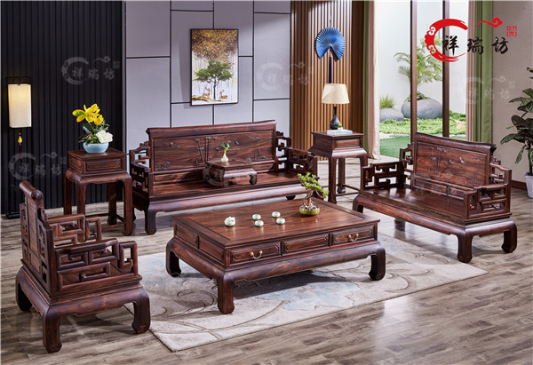 新古典家具厂家·祥瑞坊红木黑酸枝家具，把美学带入您的家