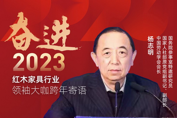国务院参事室特邀研究员杨志明|奋进2023红木领袖大咖跨年寄语