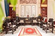 巧夺天工：实景案例|淡然韵致，红木雅室之中尽显圆美意美