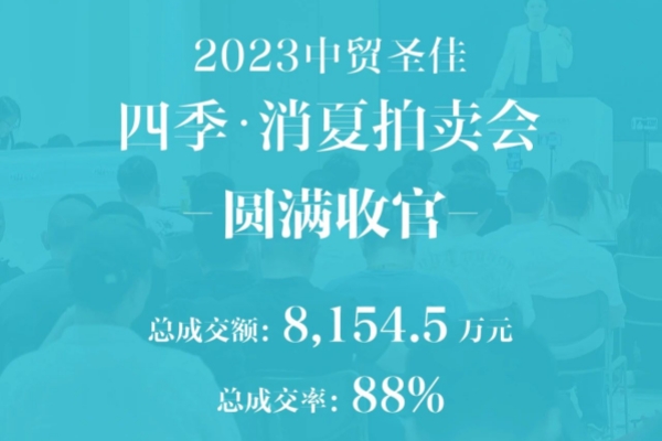2023中贸圣佳四季·消夏拍卖圆满收官，红木家具成交价超288万