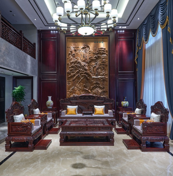 东邦红木总部展厅