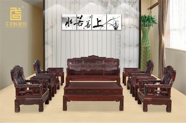 【干龙轩家具】这样的沙发才是经典，演绎优雅大气客厅！