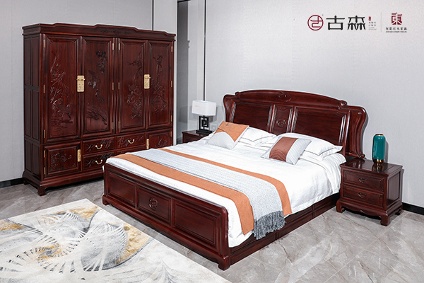 东阳红木品牌·古森红木：红木床的5大睡眠功效，带你走出失眠困局！