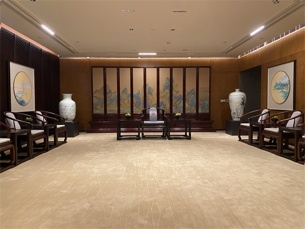 明堂家居为杭州亚运会的外宾接待室提供精品红木家具 明堂家居为杭州亚运会的外宾接待室提供精品红木家具