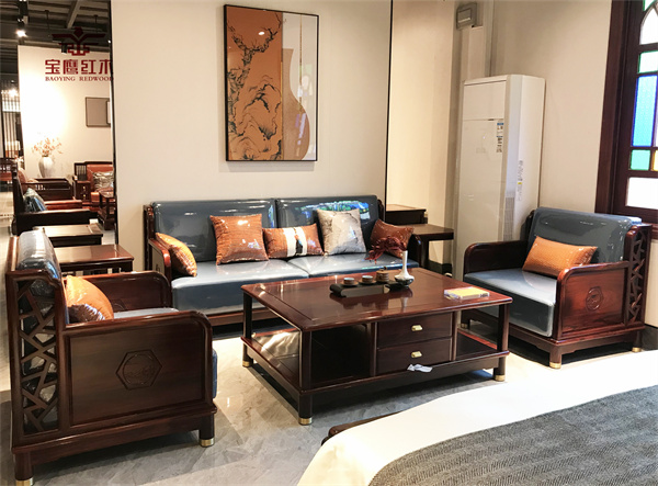家宝红木：黑酸枝新中式家具，演绎家居新风尚