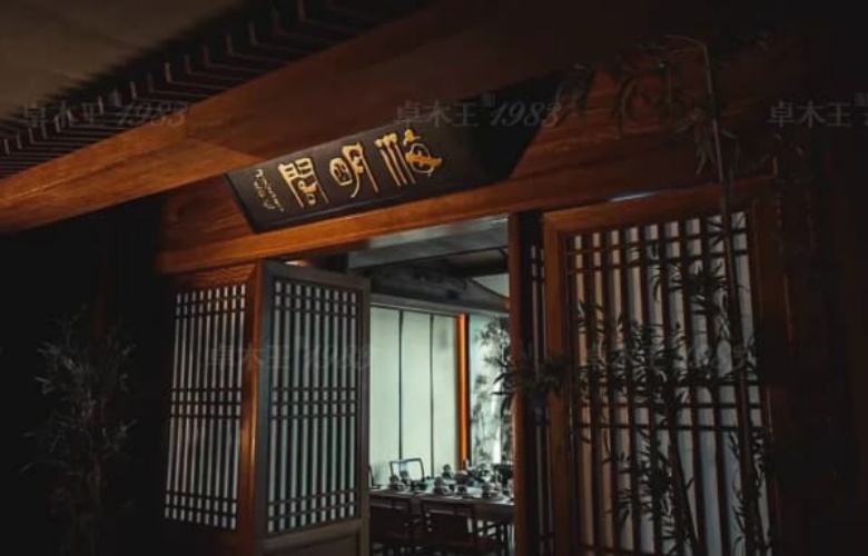 卓木王红木整装案例 | 深圳700㎡红木整装云端会所