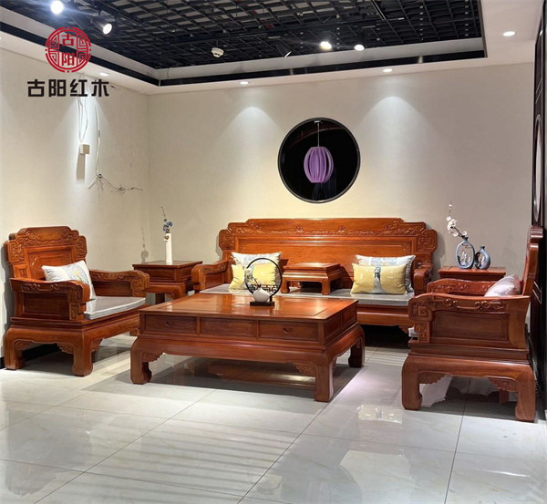 东阳缅甸花梨品牌哪家好？古阳红木打造的缅甸花梨家具工艺如何？