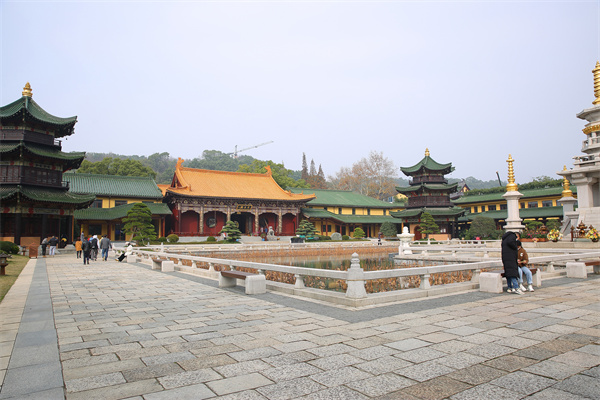 中式整装企业明清阁案例：东林寺，木之所及，禅意栖居！