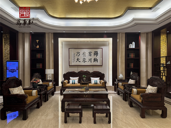 国庆中秋，双节同庆|买微凹黄檀精品家具，就到东阳万事红红木