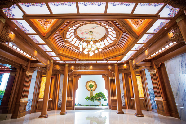 明清阁引入数字化建模技术,精准复刻传统榫卯藻井工艺 明清阁引入数字化建模技术,精准复刻传统榫卯藻井工艺