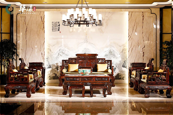 华厦·大不同 | 大红酸枝传世家具，为您定义非凡空间