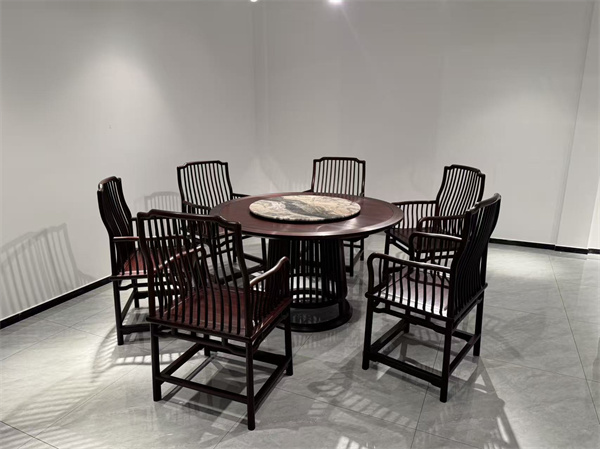 红酸枝品牌推荐东邦红木：宋式圆台以木载道，复刻风雅