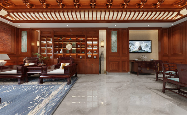 江门买大果紫檀家具找哪个品牌靠谱？名嘉坊红木整装唤醒空间潜能