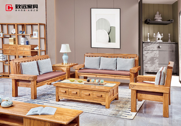 新中式老榆木家具品牌致远家具：于老榆木中寻觅生活诗意