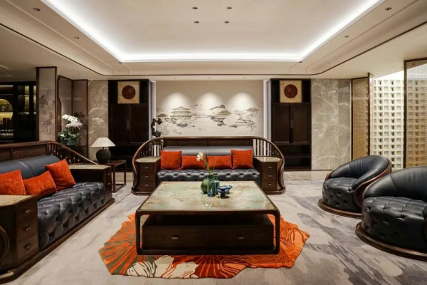 红古轩中式红木整装定制空间实景 红古轩中式红木整装定制空间实景