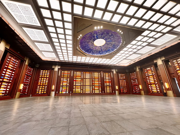 中国国家版本馆中央总馆里的国家书房（木作项目由国方家居打造）