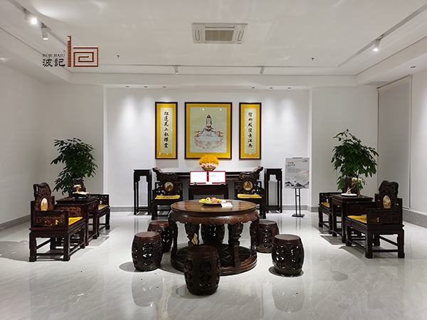 专业做小叶紫檀家具的品牌推荐波记家具