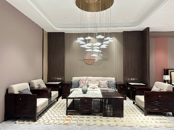 越府红木阔叶黄檀新中式家具，让东方美学走进生活