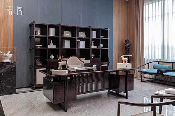 素创家居条纹乌木新中式家具，乌木为骨，简奢为魂