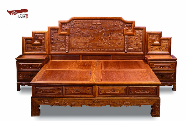 安睡有度，雅韵无边：一品居红木床，卧室里的东方静奢