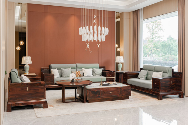 东阳知名新中式红木家具厂家：越府匠心铸新中式家具雅致