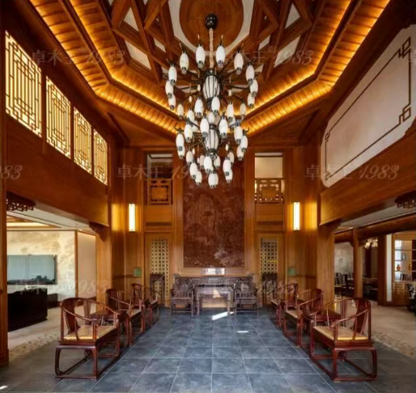 卓木王：红木整装天花板，东方顶级的浪漫